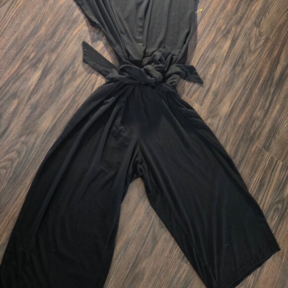 OLD NAVY Bohemian Style Wide-Leg Black Jumpsuit NWOT/SIZE XL - Picture 7 of 13